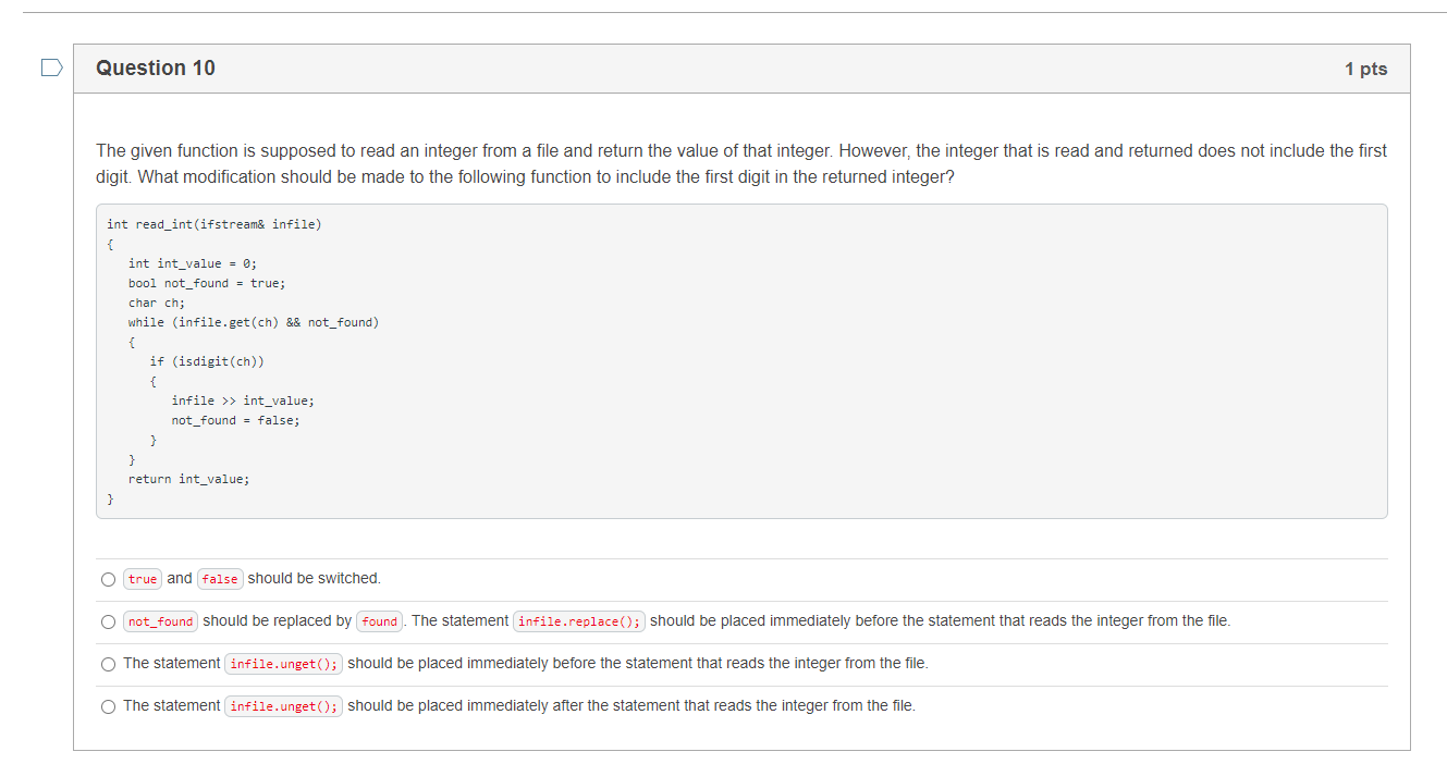 Solved U Question 8 1 Pts Consider The Following Code Chegg Solved U Question 8 1 Pts Consider The Following Code Chegg