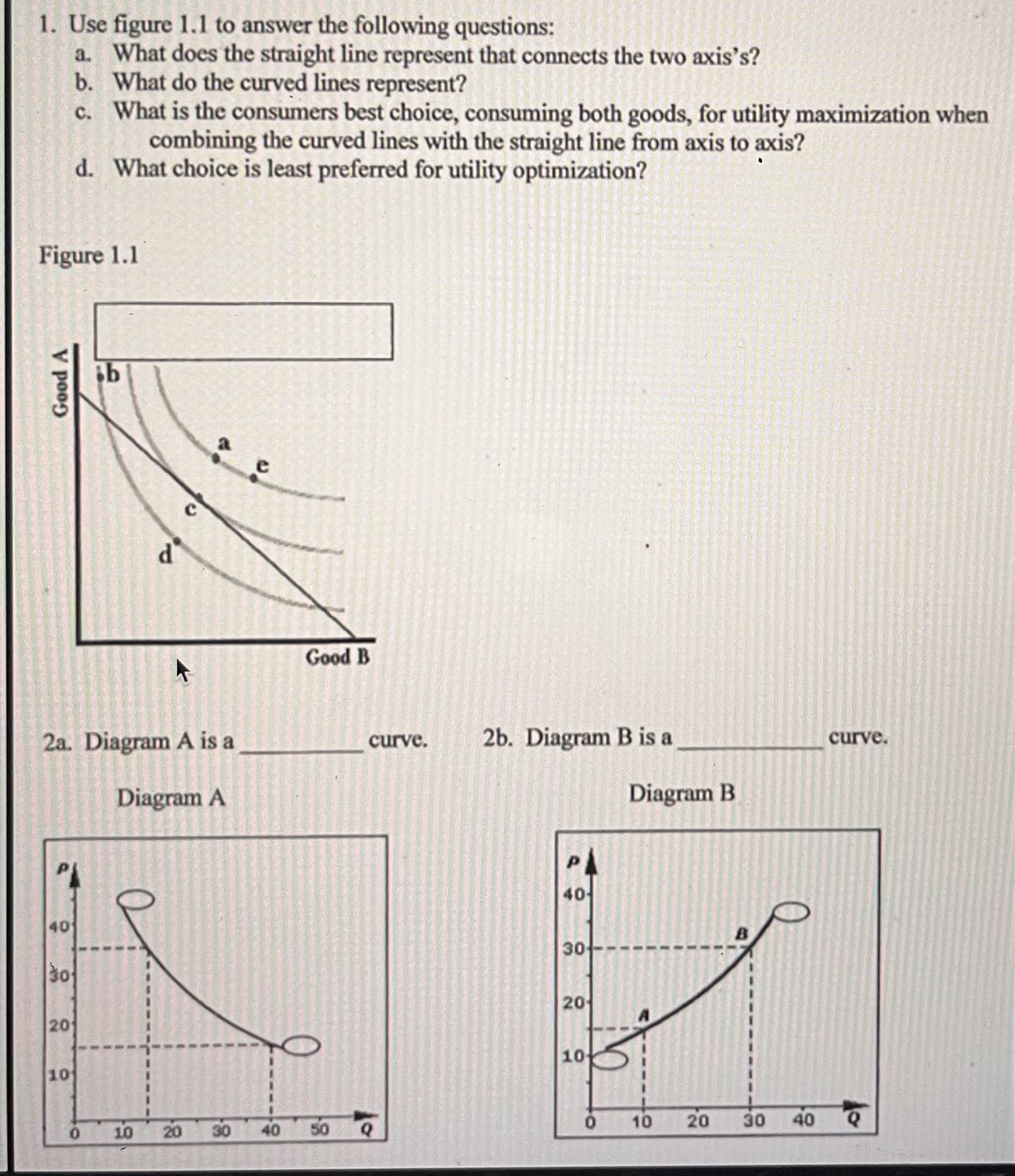 Solved 1. Use figure 1.1 to answer the following questions: | Chegg.com