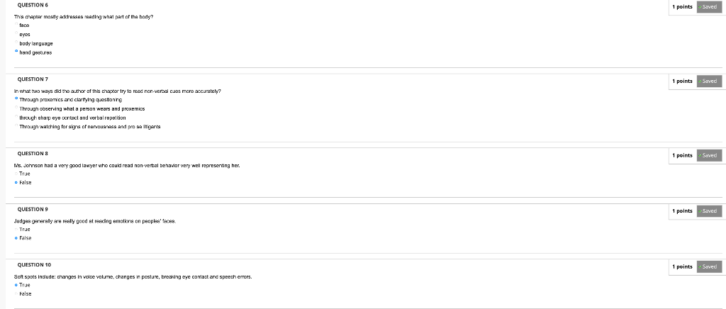 1 points Saved QUESTION 6 This chaper mostly Asmading | Chegg.com