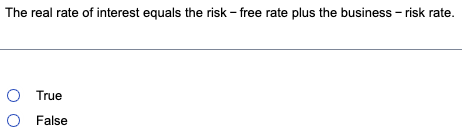 the real risk-free rate of interest is the rate that