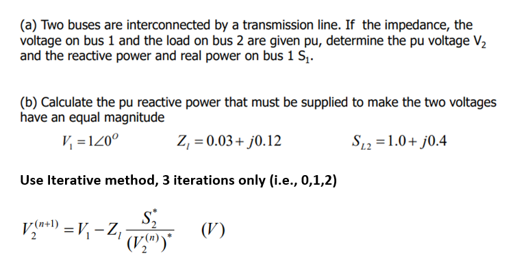 Solved (a) Two buses are interconnected by a transmission | Chegg.com