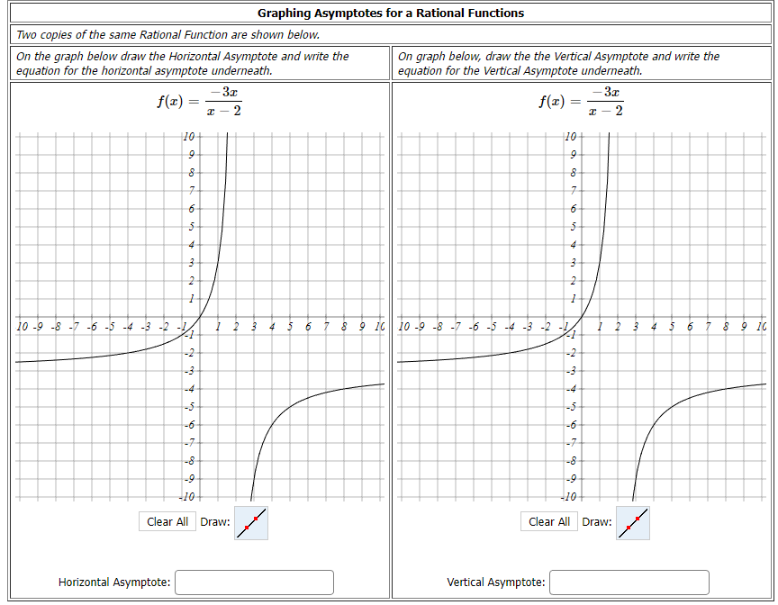 Solved Graphing Asymptotes for a Rational Functions | Chegg.com