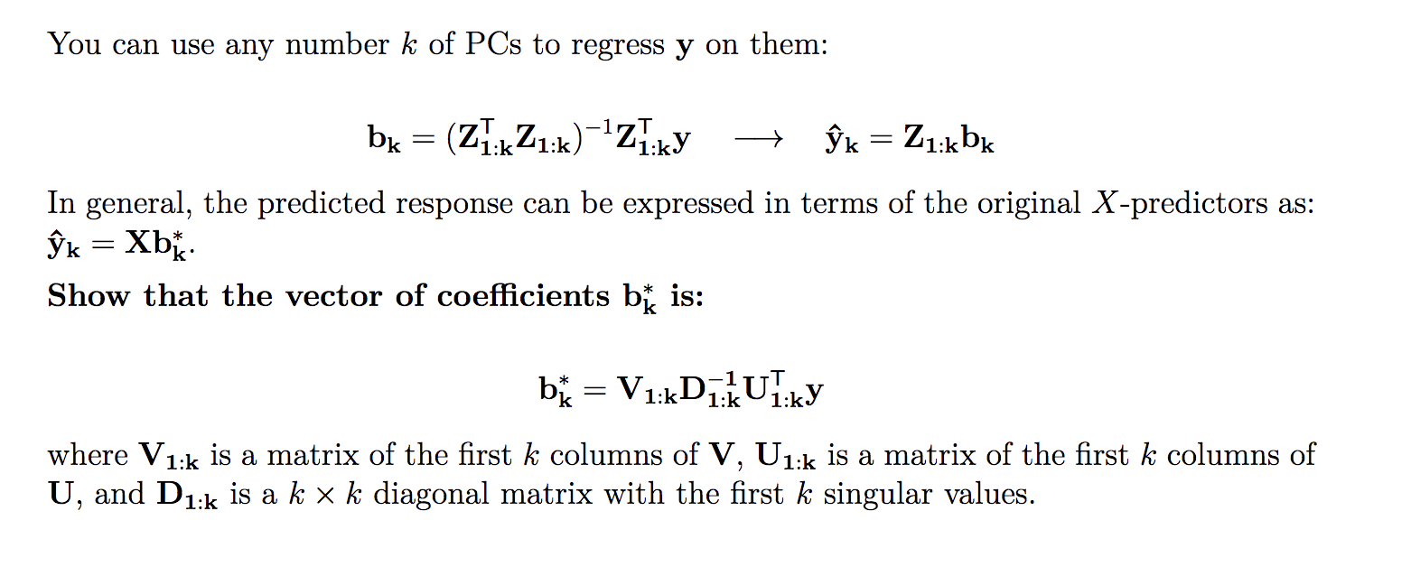 Pcr With The First Two Pcs How Can You Get The Pcr Chegg Com