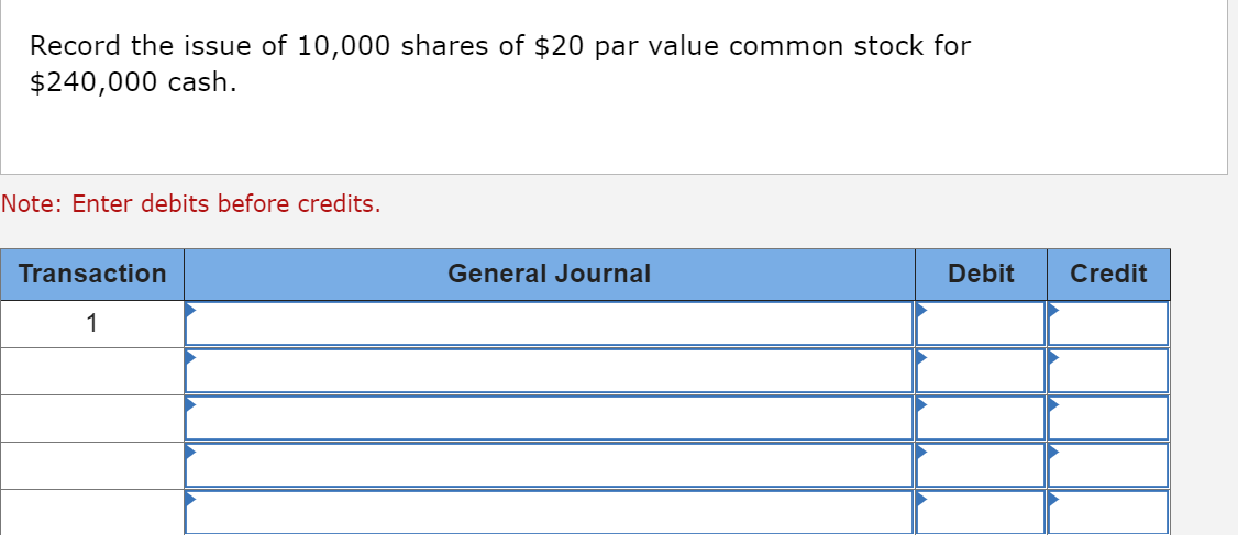 Solved Exercise 11-4 Recording stock issuances LO P1 Prepare | Chegg.com