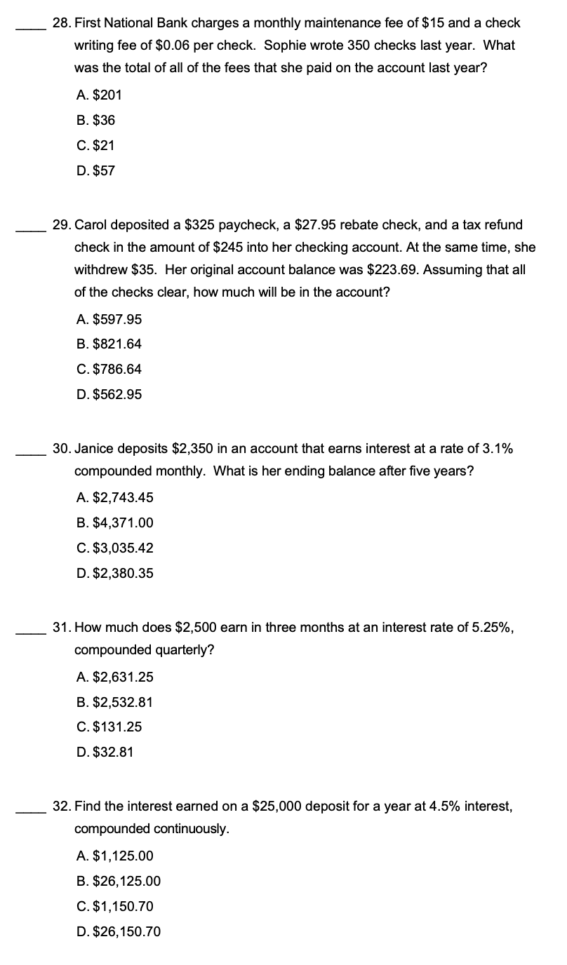 solved-28-first-national-bank-charges-a-monthly-maintenance-chegg