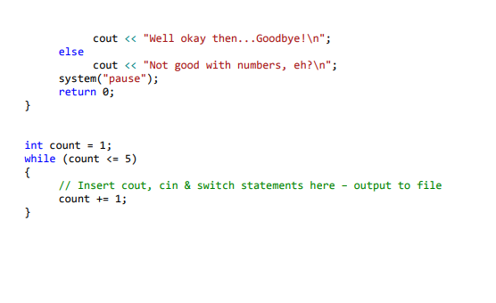 Objective: Demonstrate use of the switch statement in | Chegg.com