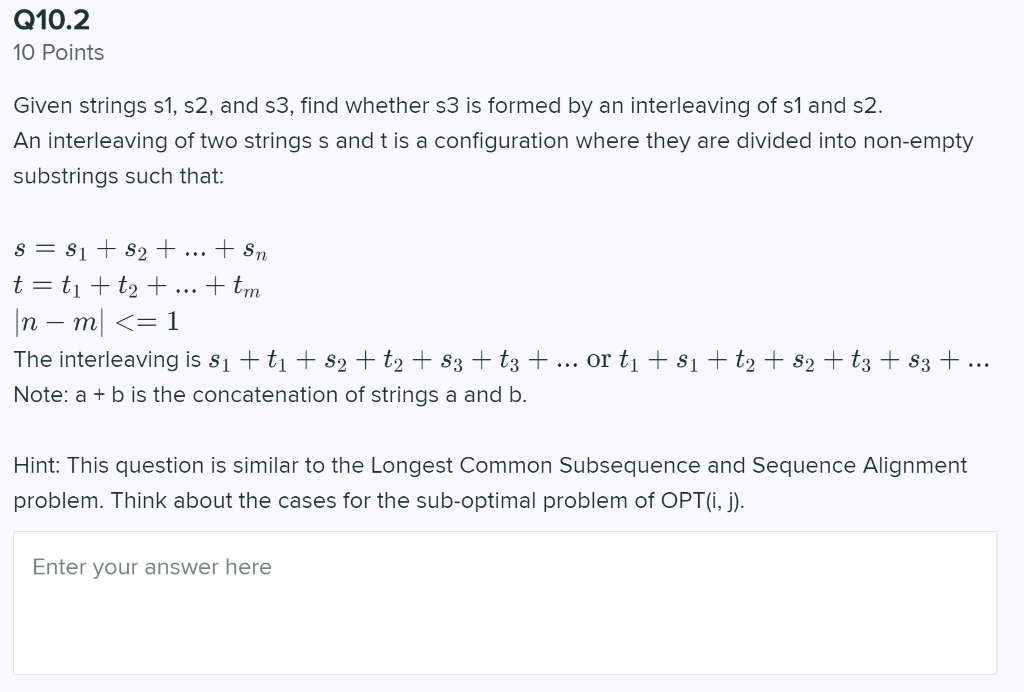 For the following questions, offer an algorithm to | Chegg.com