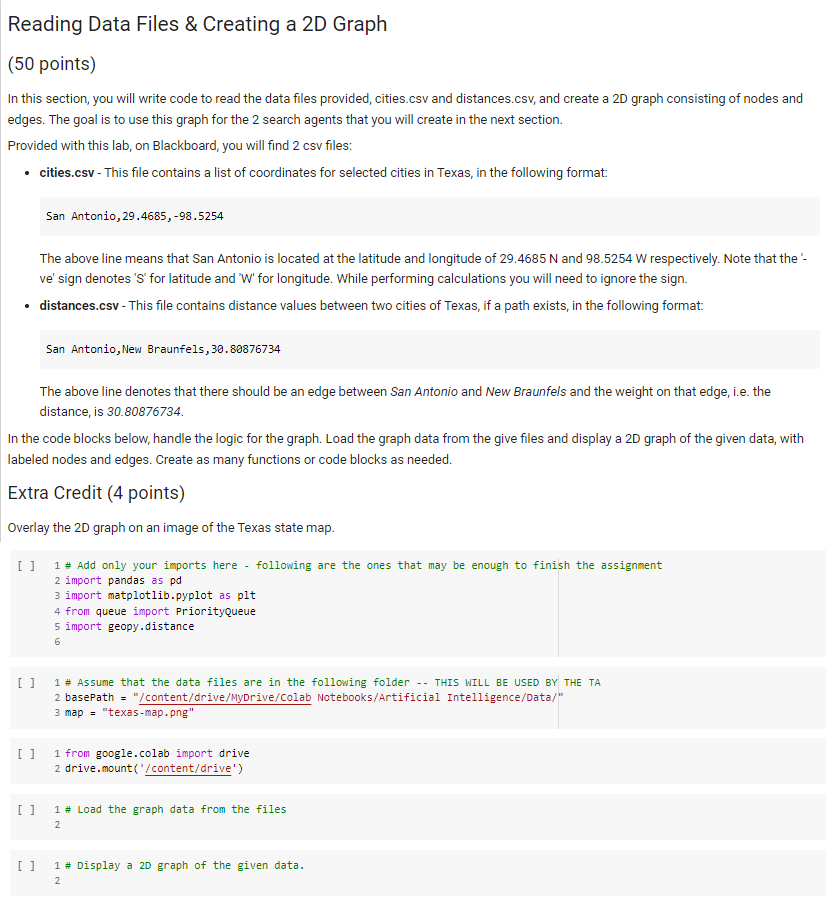 Solved Reading Data Files & Creating a 2D Graph (50 | Chegg.com