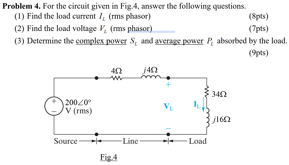 Solved Problem 4. For The Circuit Given In Fig.4, Answer The | Chegg.com