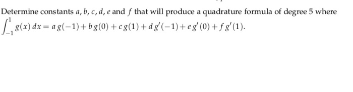 Solved Determine Constants A, B, C, D, E And F That Will | Chegg.com