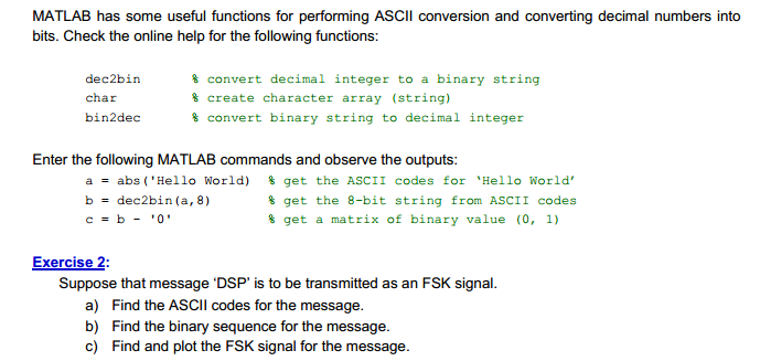 Convert decimal to binary matlab code conivert