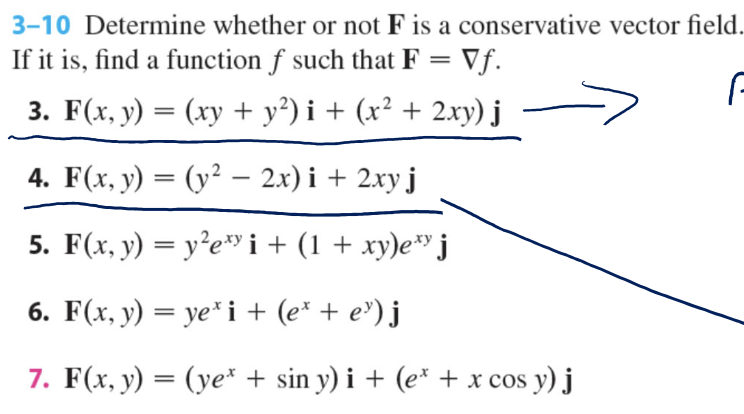 Solved 3 10 Determine Whether Or Not F Is A Conservative Chegg Com