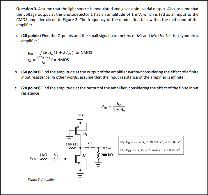 Solved Question 3. ﻿Assume that the light source is | Chegg.com
