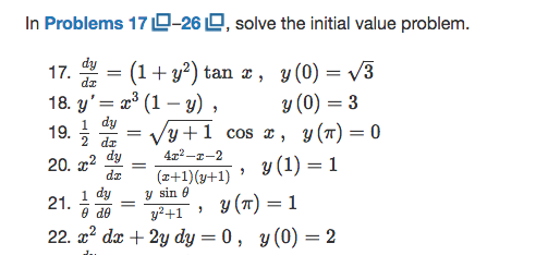 Solved 2.2 Exercises In Problems 1 -6, determine whether the | Chegg.com