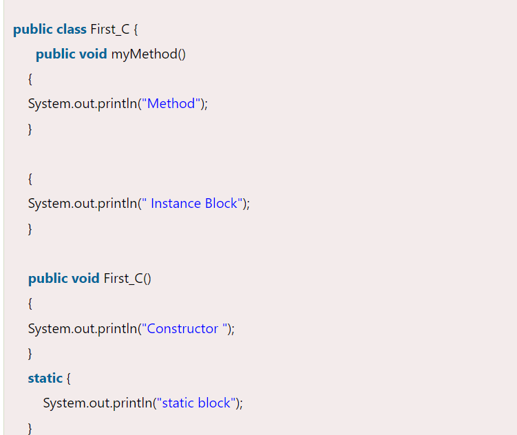 Solved public class First_C {public void | Chegg.com