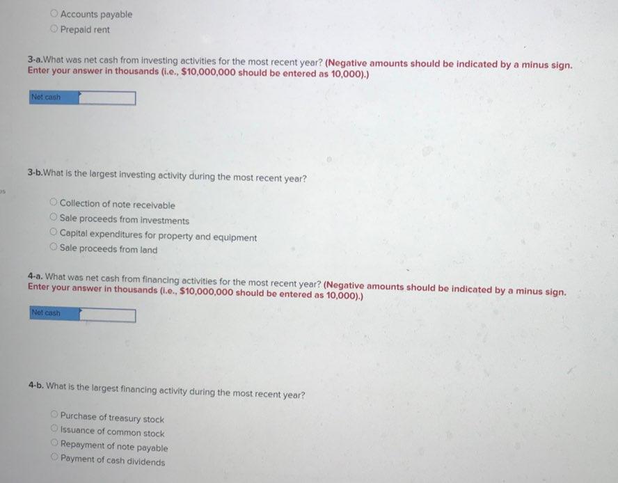 Solved Required: 1. What was the amount of increase or | Chegg.com