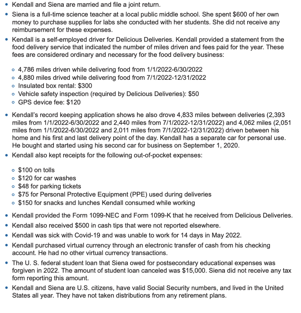 Solved Kendall should check "No" to the digital asset