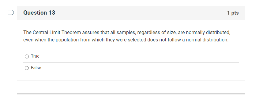 Solved The Central Limit Theorem Assures That All Samples, | Chegg.com