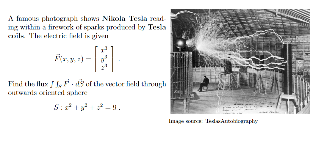 Solved A Famous Photograph Shows Nikola Tesla Read Ing Chegg Com