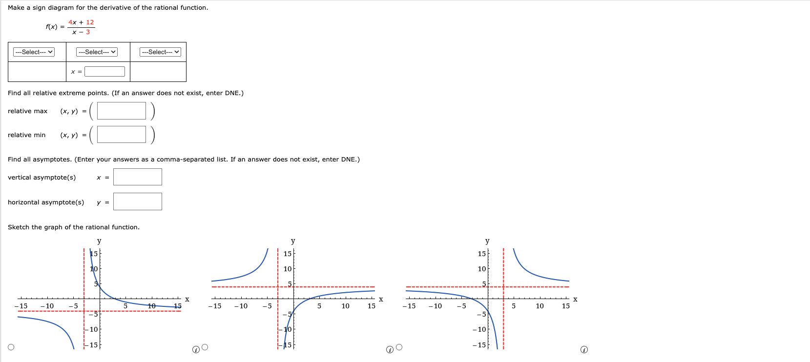 Solved Make a sign diagram for the derivative of the | Chegg.com