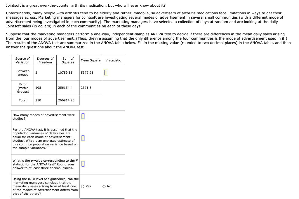 Solved Jointsoft is a great overthecounter arthritis
