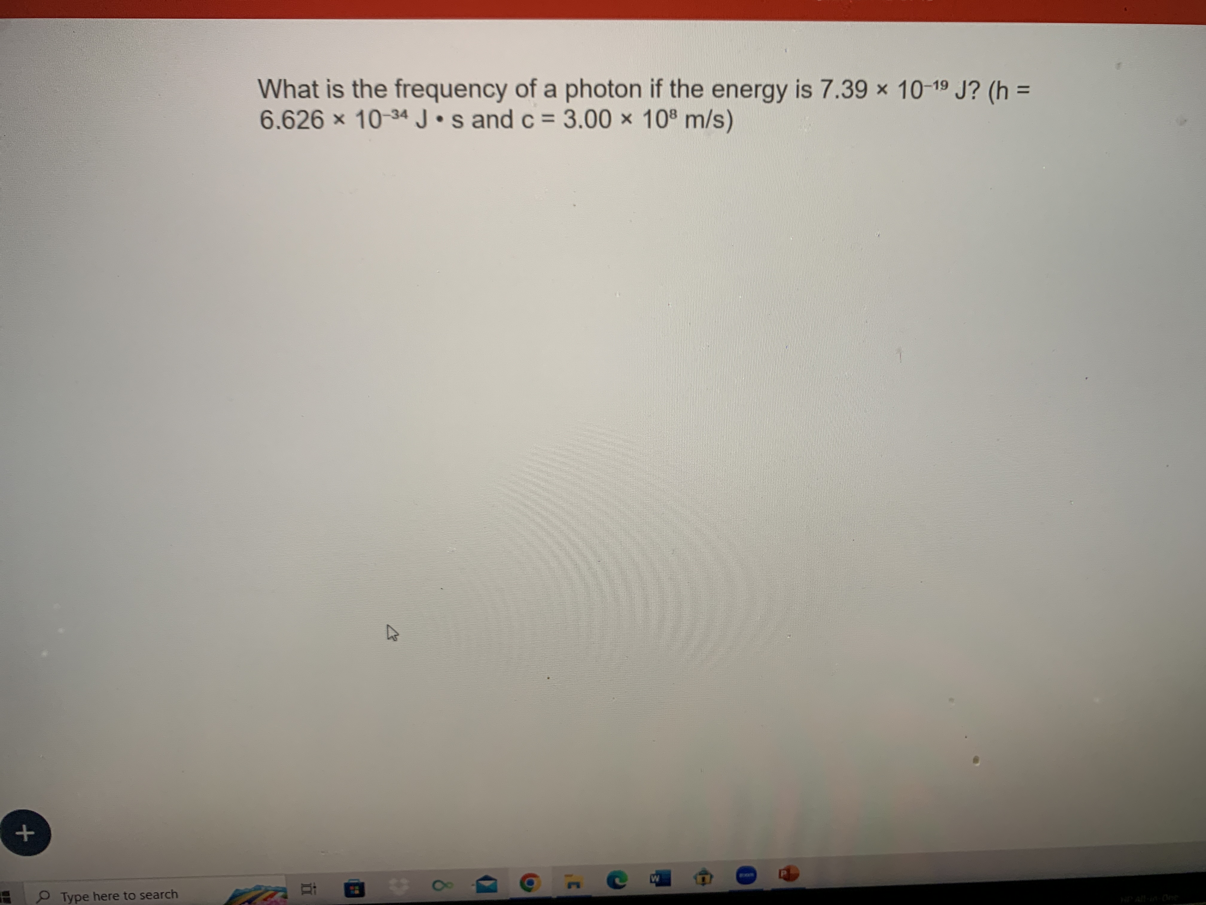 Solved What is the frequency of a photon if the energy is | Chegg.com