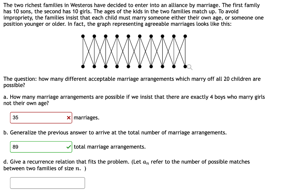 Solved The two richest families in Westeros have decided to