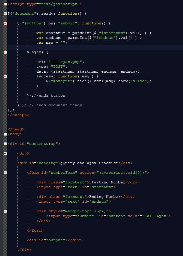Solved The user will enter a starting number and ending | Chegg.com