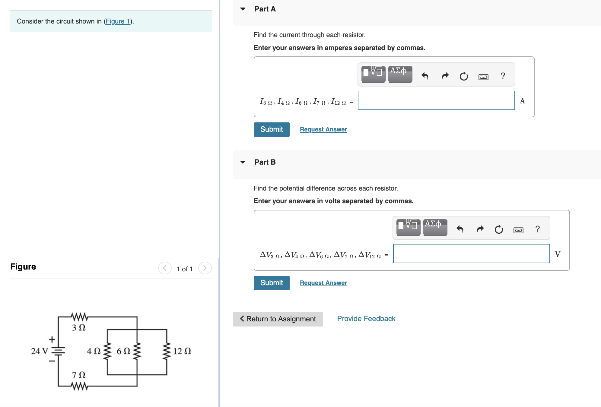 Solved Consider the circuit shown in (Figure 1). Find the | Chegg.com