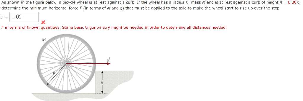 Solved As shown in the figure below, a bicycle wheel is at | Chegg.com