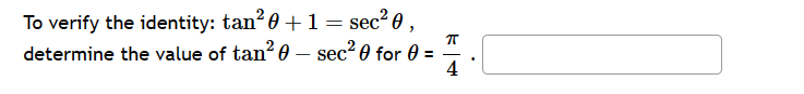 if tan theta 1 then find the value of secant 2 theta