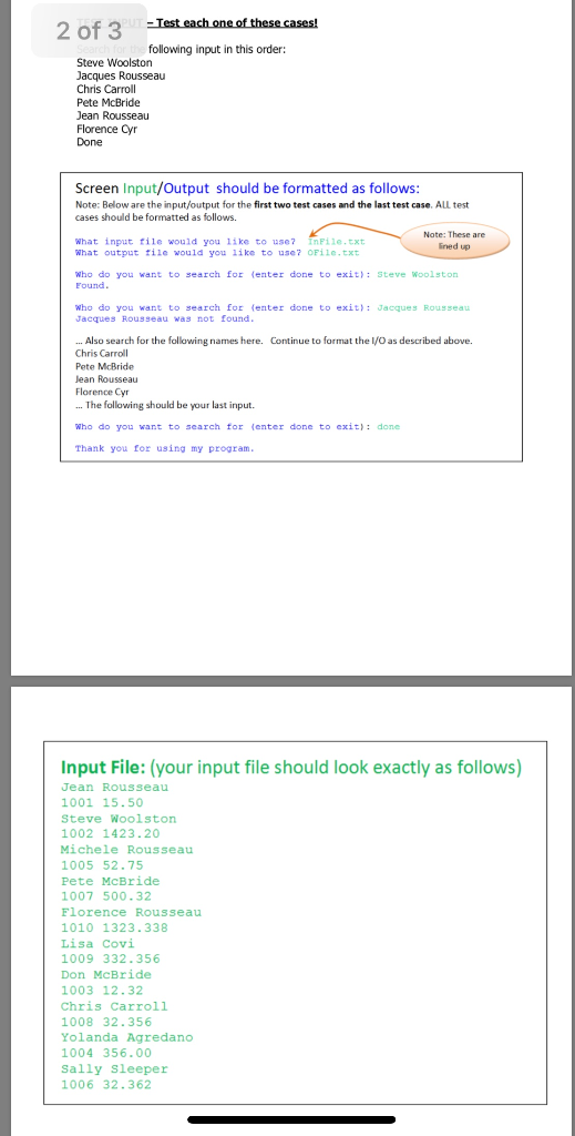 Solved Write a program that will first receive as input the | Chegg.com