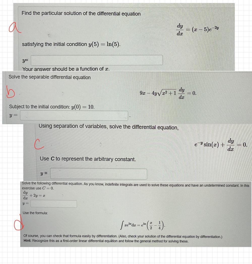 Solved Please do all you can, my teacher isn't the best and | Chegg.com