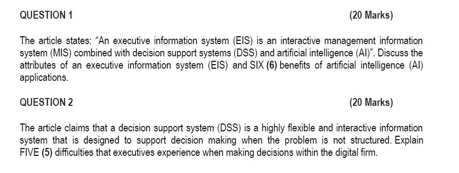 Articles  Decision Aid Systems