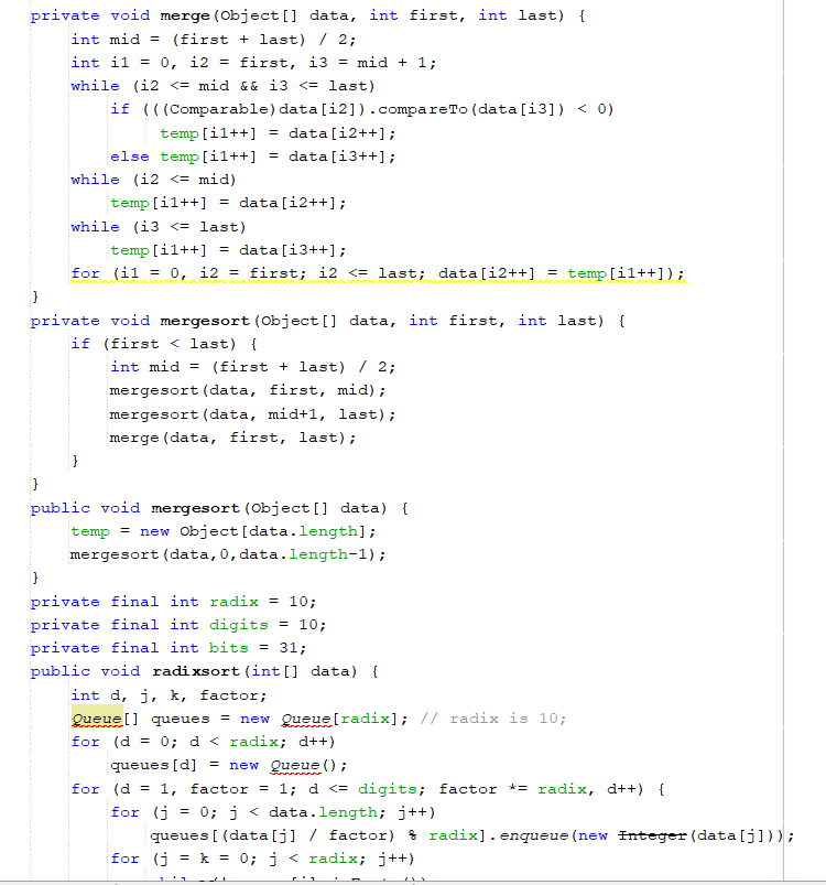 Implement a sorting algorithm on an existing tree. | Chegg.com