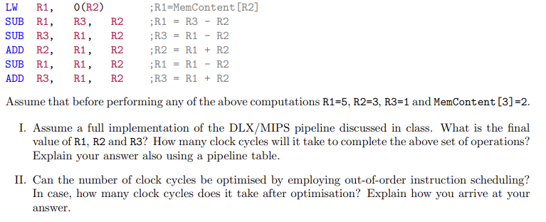 Solved Assume that before performing any of the above | Chegg.com