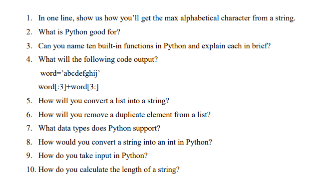 Solved 11. Write a Python program which iterates the | Chegg.com