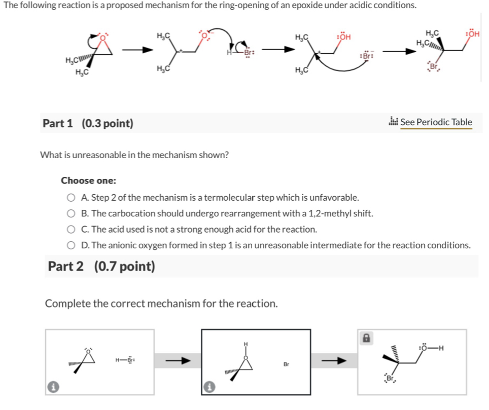 Solved The following reaction is a proposed mechanism for | Chegg.com