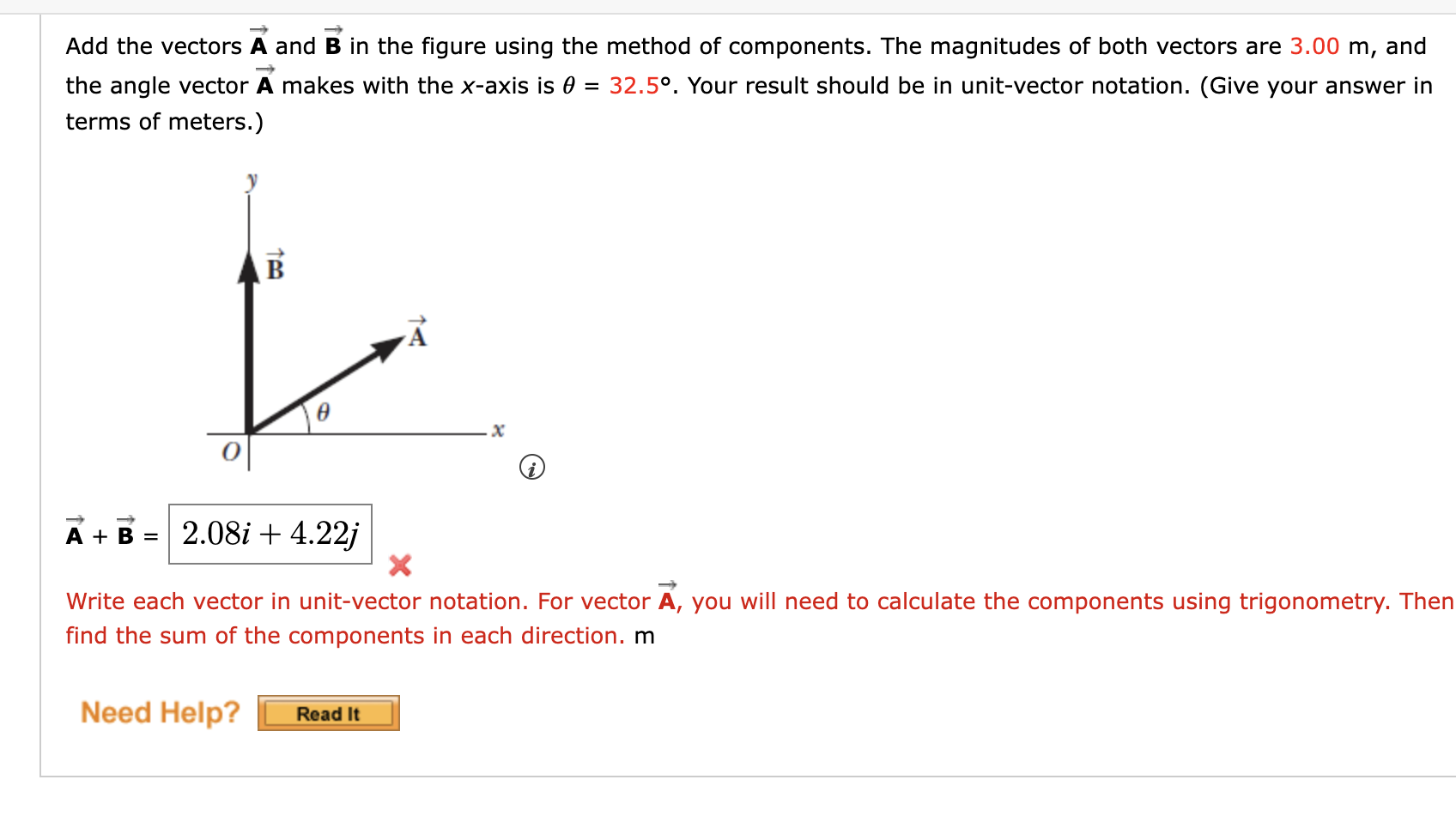 Solved Add The Vectors A And B In The Figure Using The | Chegg.com