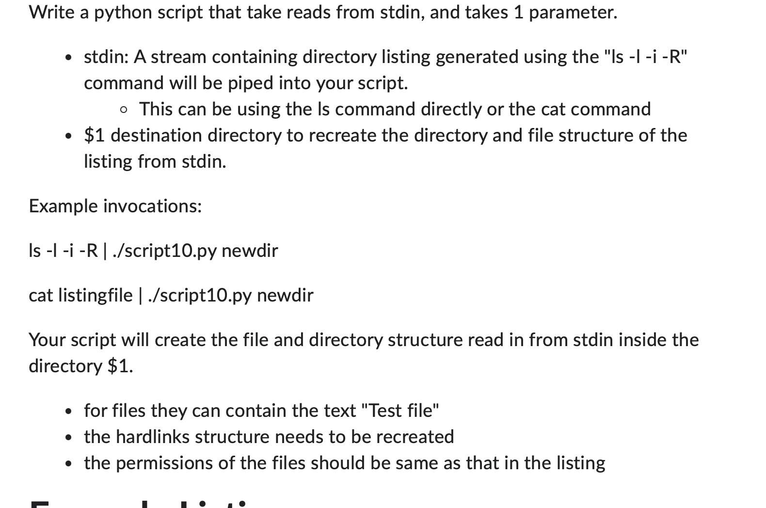 Solved Write A Python Script That Take Reads From Stdin, And | Chegg.com