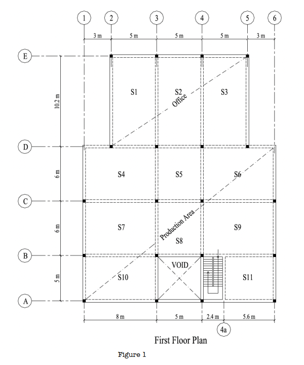 Solved Figure 1 Shows The Structural Layout Plan At First | Chegg.com