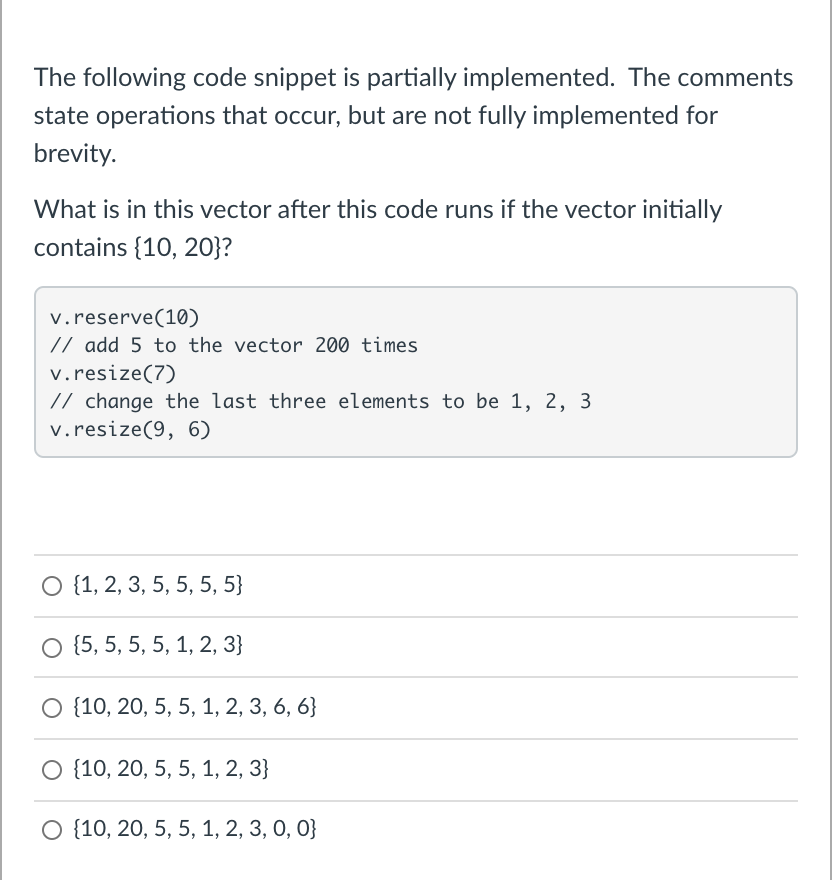 Solved The following code snippet is partially implemented. | Chegg.com