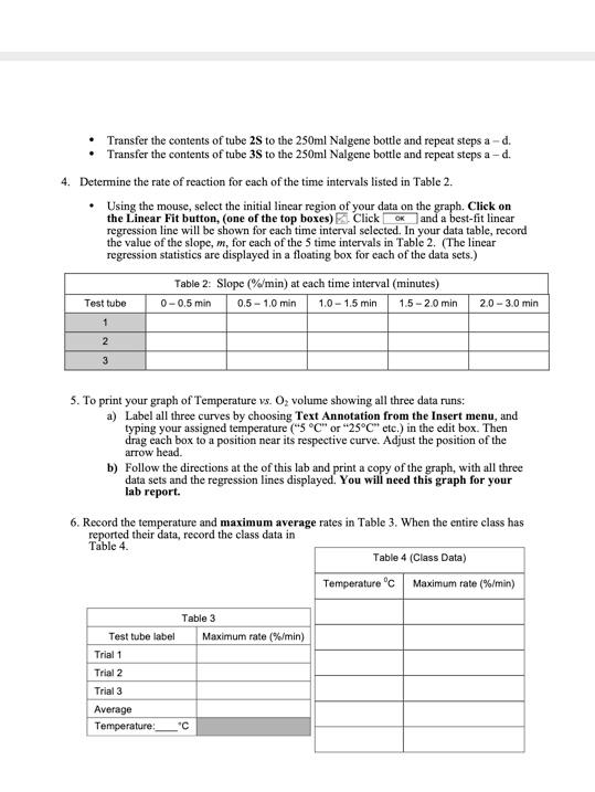 Solved Lab 7 Enzymes II Testing Catalase Activity