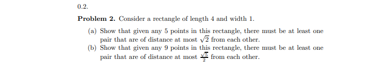 Solved 0.2. Problem 2. Consider a rectangle of length 4 and | Chegg.com