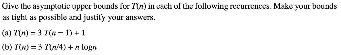 Solved I Am Extremely Lost On (b), If Someone Can Give Me | Chegg.com