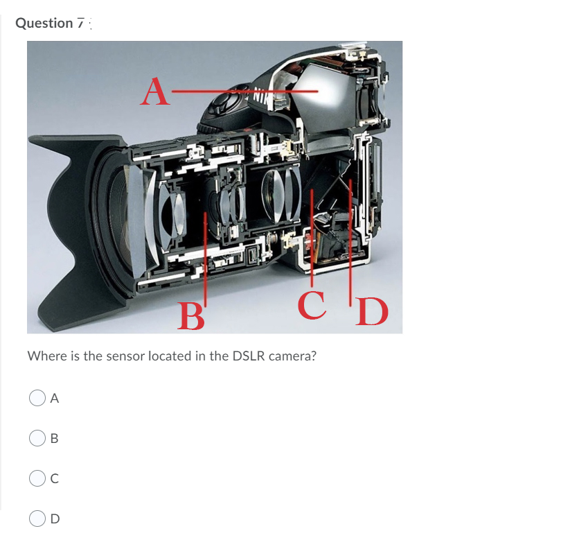 Solved Question 7 A- B' C 'D Where Is The Sensor Located In | Chegg.com