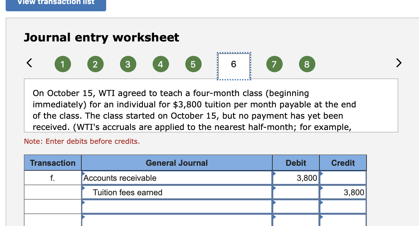 Solved Journal entry worksheet <02 © © © © © © C An | Chegg.com