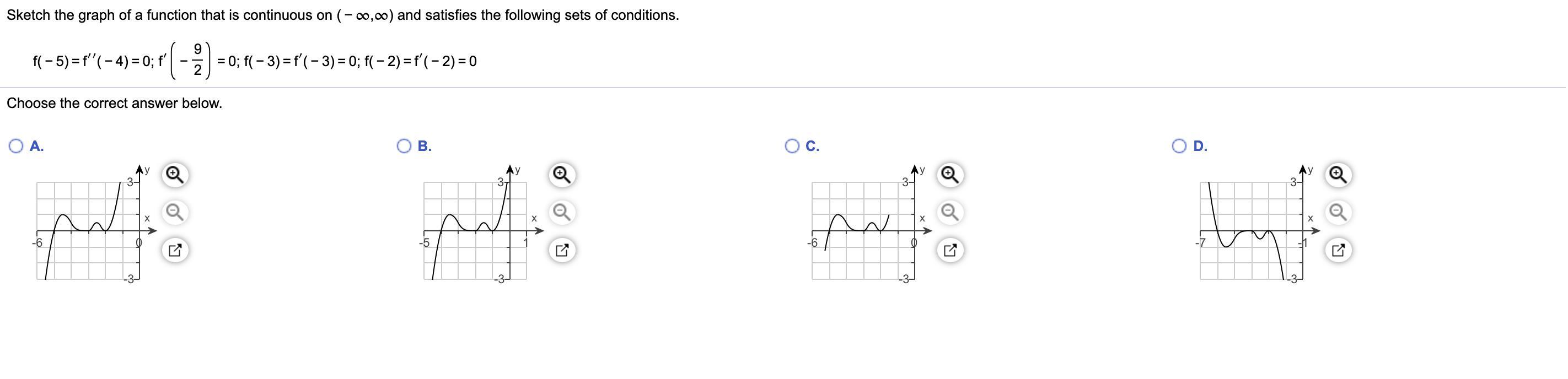 Solved Sketch the graph of a function that is continuous on | Chegg.com