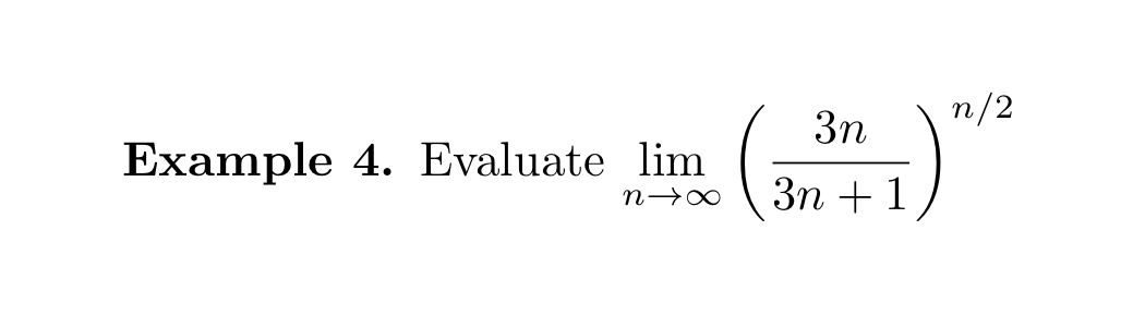 Solved limn→∞(3n+13n)n/2 | Chegg.com