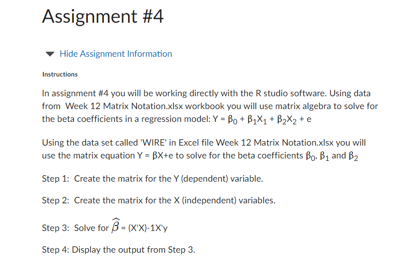 Solved Instructions In Assignment \#4 You Will Be Working | Chegg.com